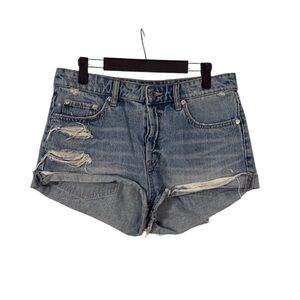Zara Women's Blue Jean Shorts